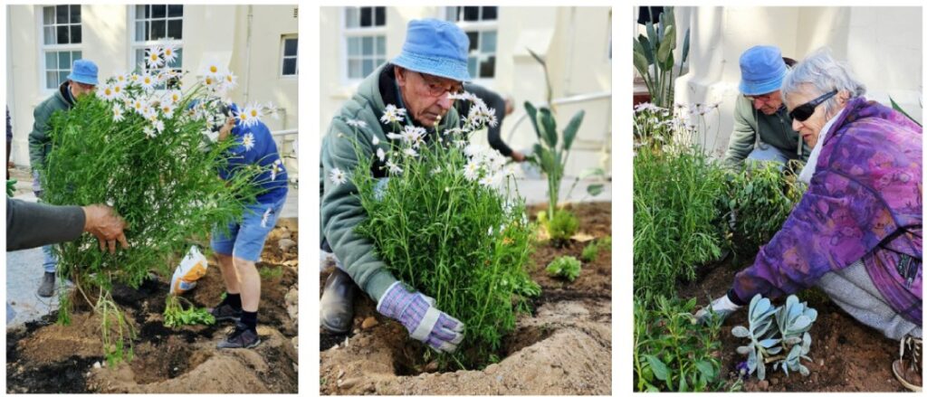 Montagu Community Church planting a garden at the ACVV